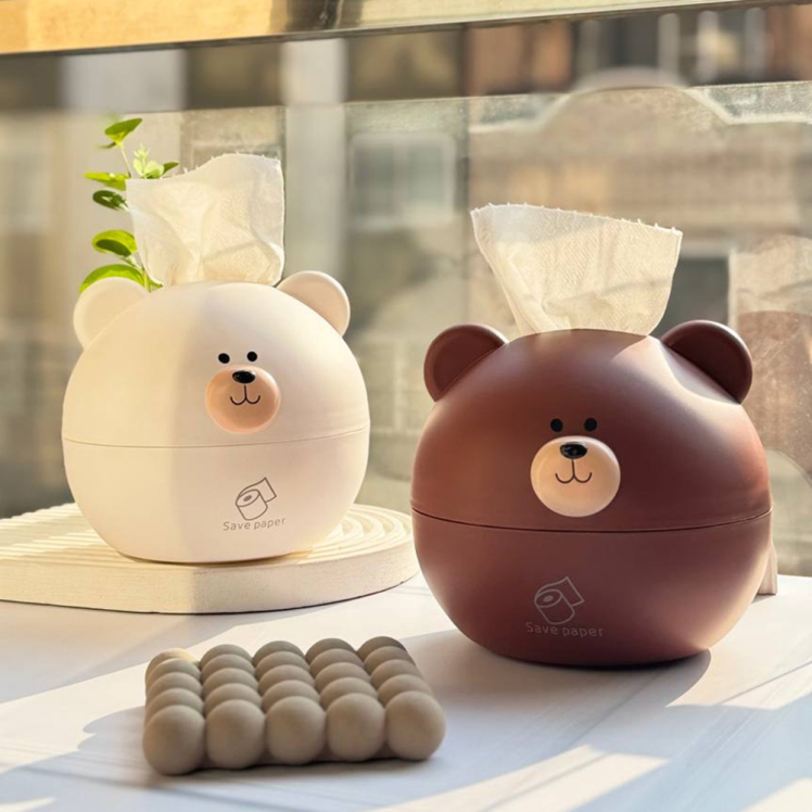 جا دستمال کاغذی فانتزی طرح خرس 