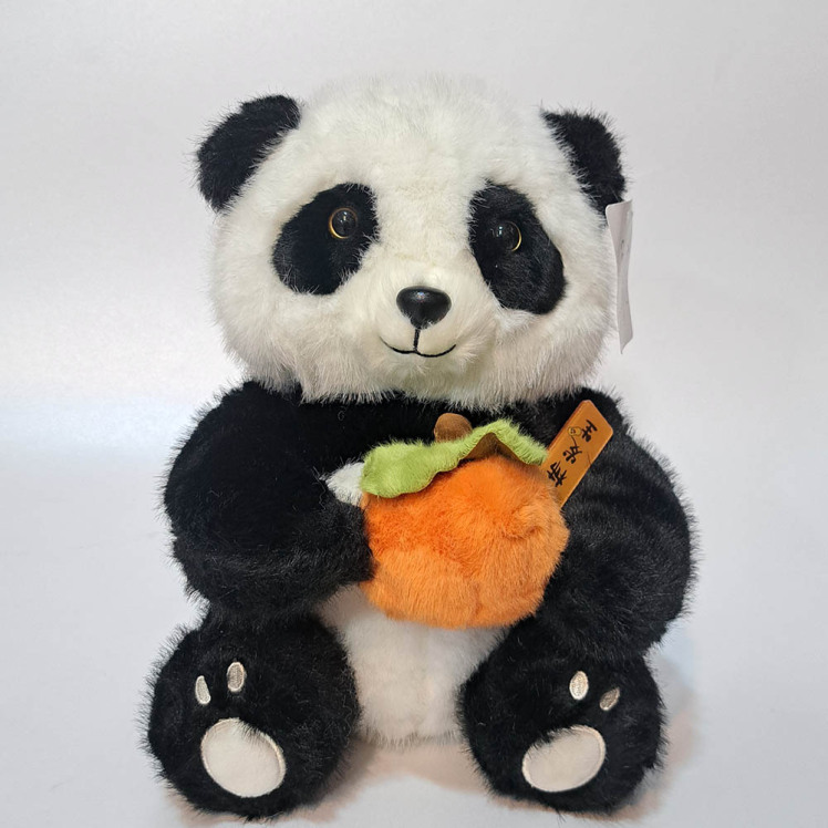 عروسک پاندا میوه بدست 