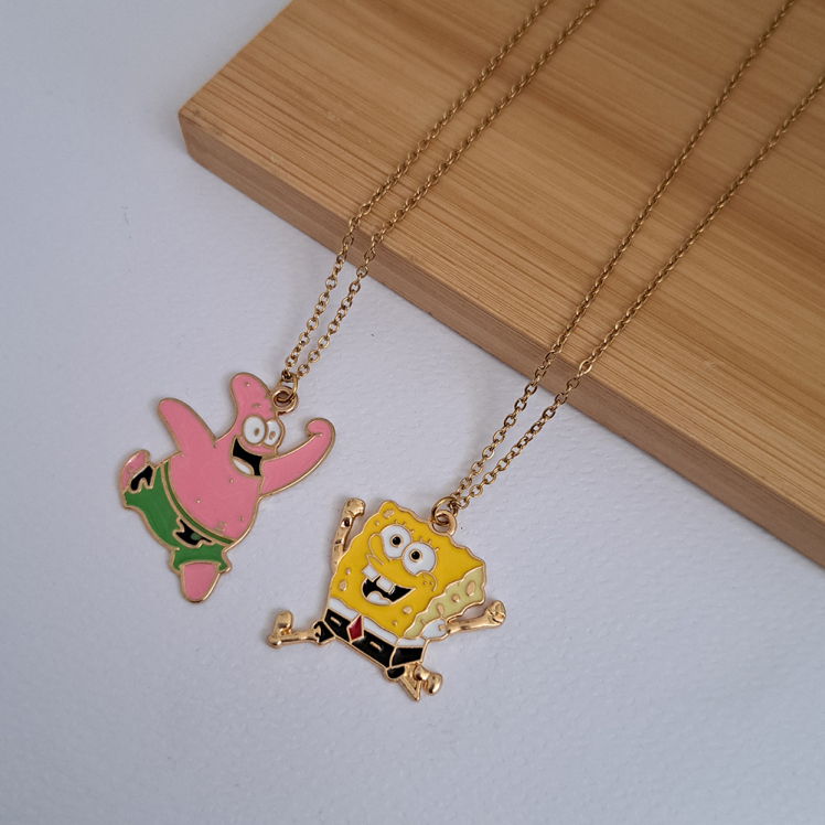 گردنبند ست باب اسفنجی و پاتریک 