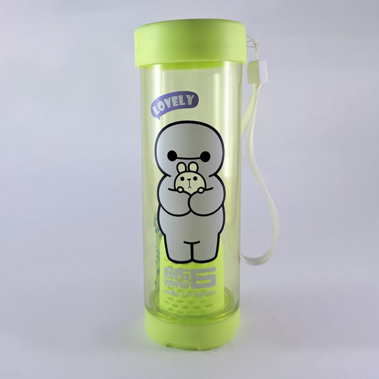 بطری آب فانتزی با طرح شخصیت‌ بی مکس