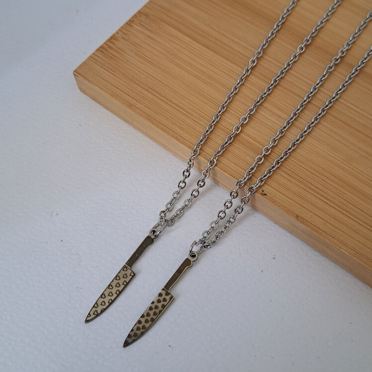 گردنبند ست مدل چاقو