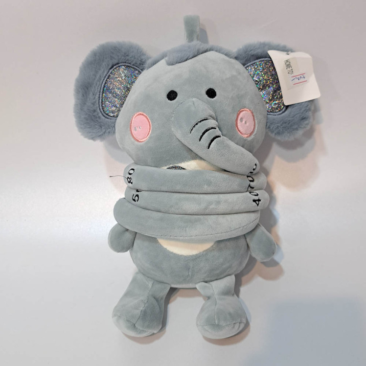 عروسک پولیشی فیل خرطوم دراز 