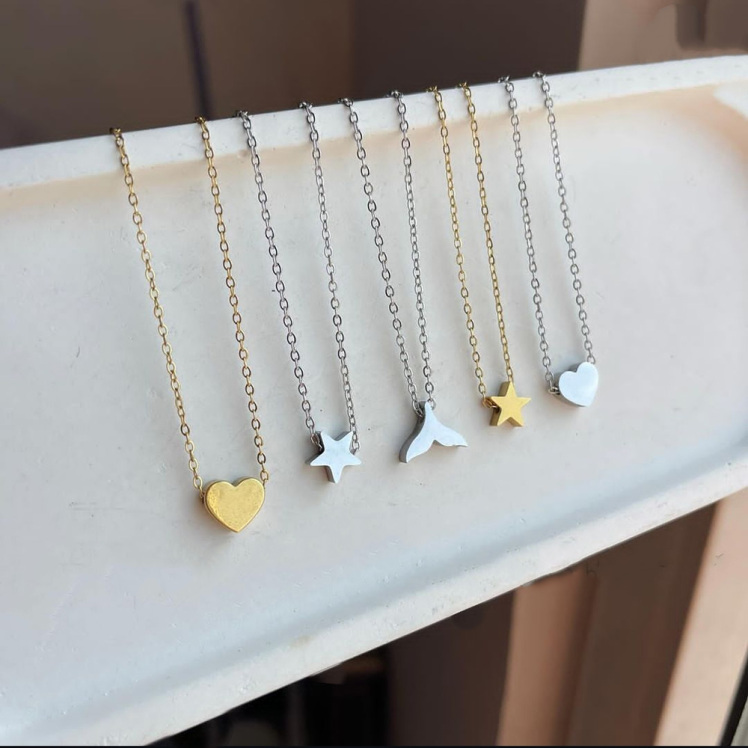 گردنبند استیل سه بعدی 