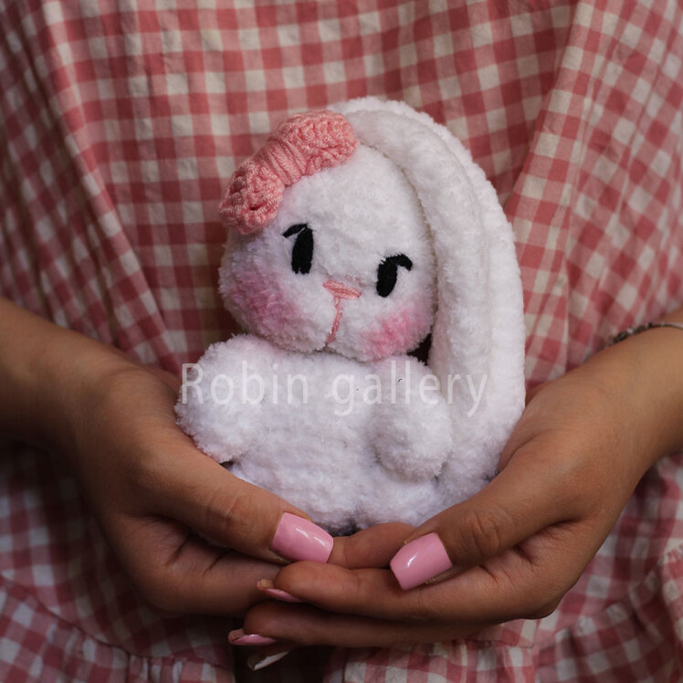 عروسک بافتنی خرگوش پینترستی