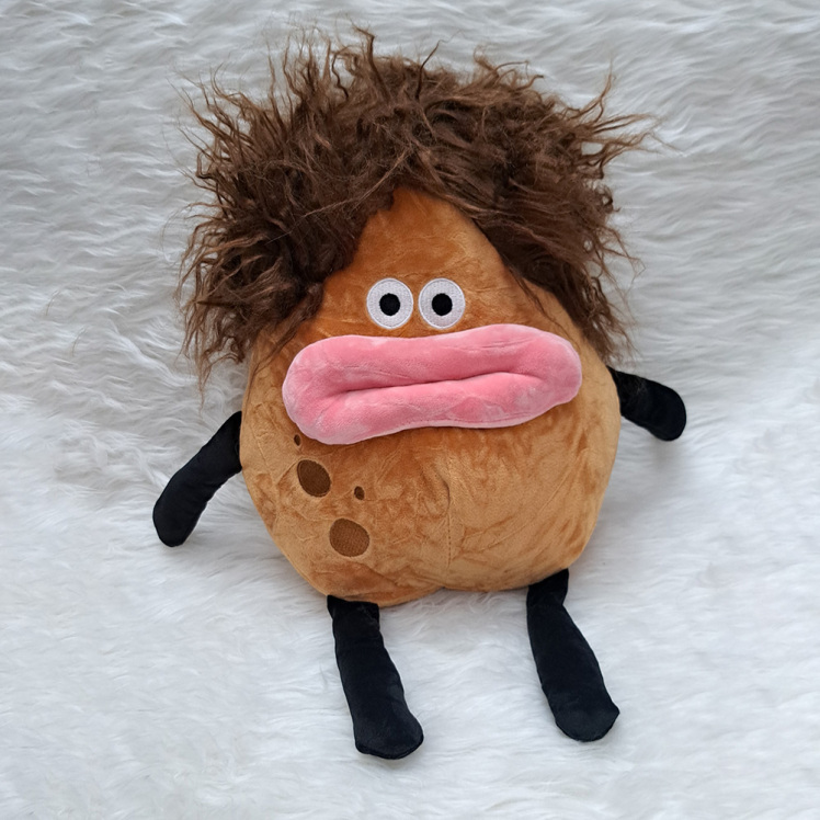 عروسک پولیشی سیب زمینی لب پروتزی سایز بزرگ
