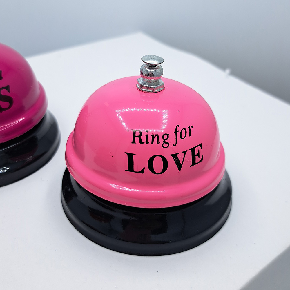 زنگ رو میزی فلزی Ring for Love & Kiss 