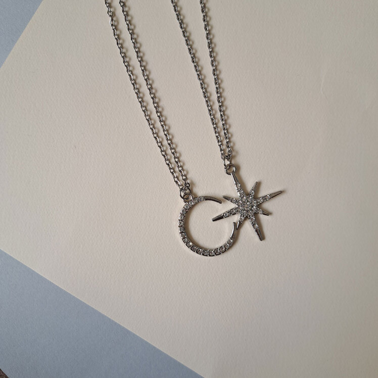 گردنبند ست ماه و ستاره