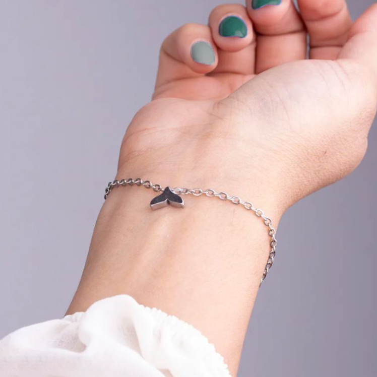 دستبند استیل دم وال برجسته