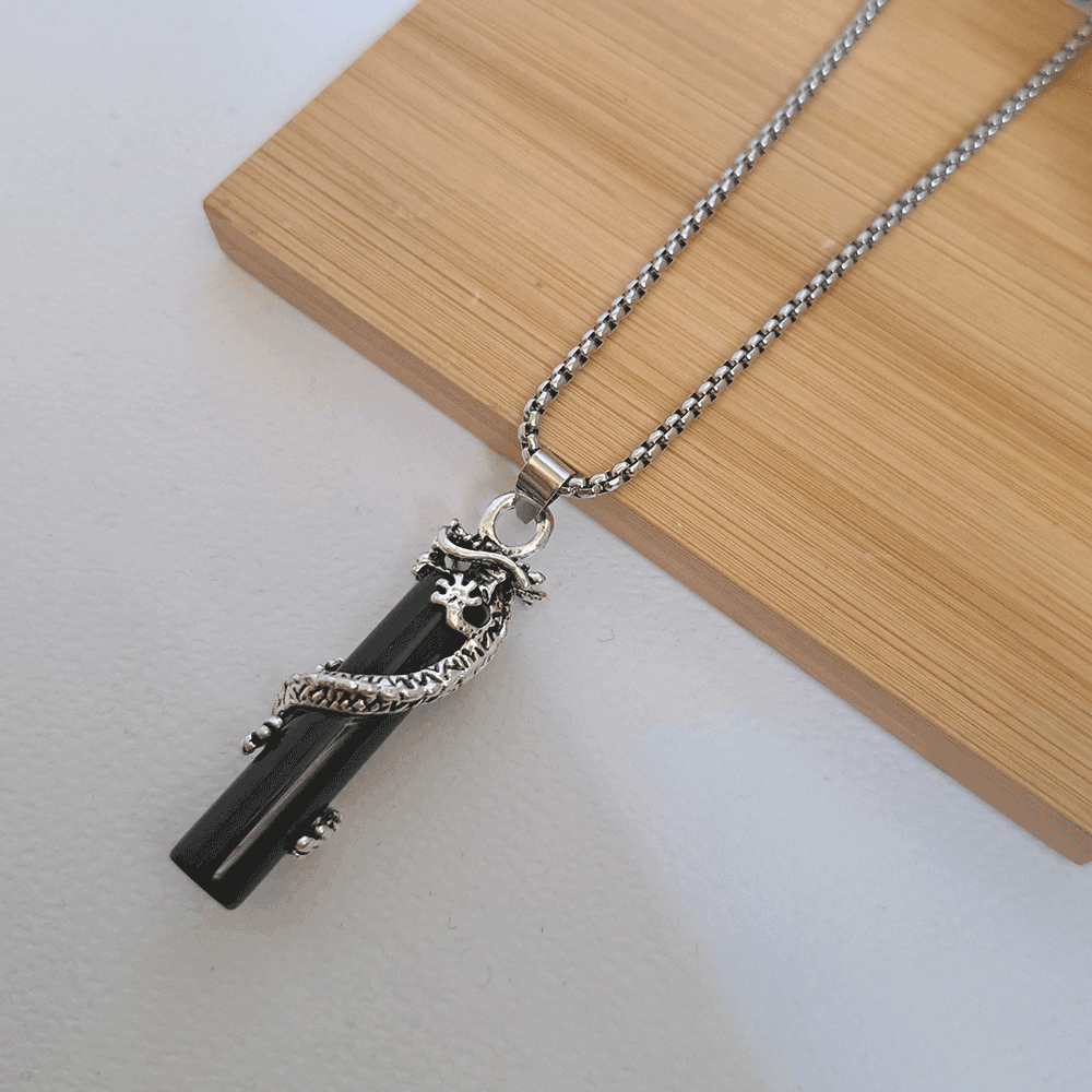 گردنبند مدل دراگون کریستال 