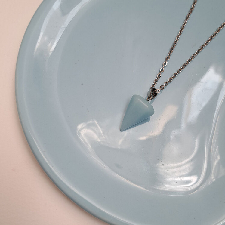 گردنبند سنگ مخروطی ( 6 تنوع رنگ )