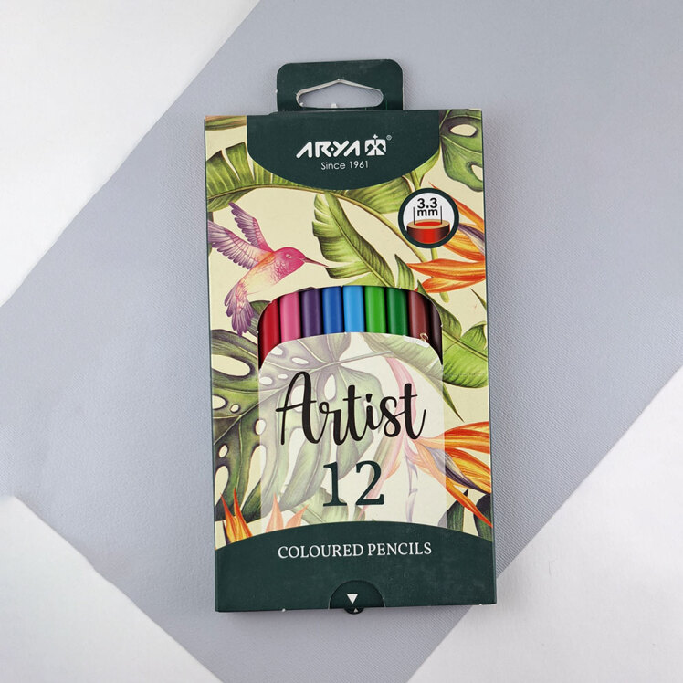 مداد رنگی 12 رنگ آریا