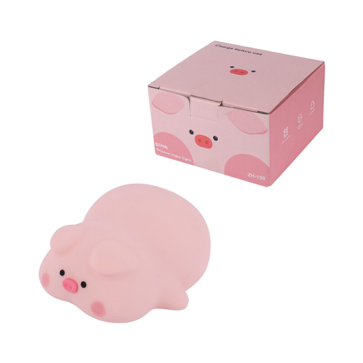 چراغ خواب سیلیکونی خوک تپل