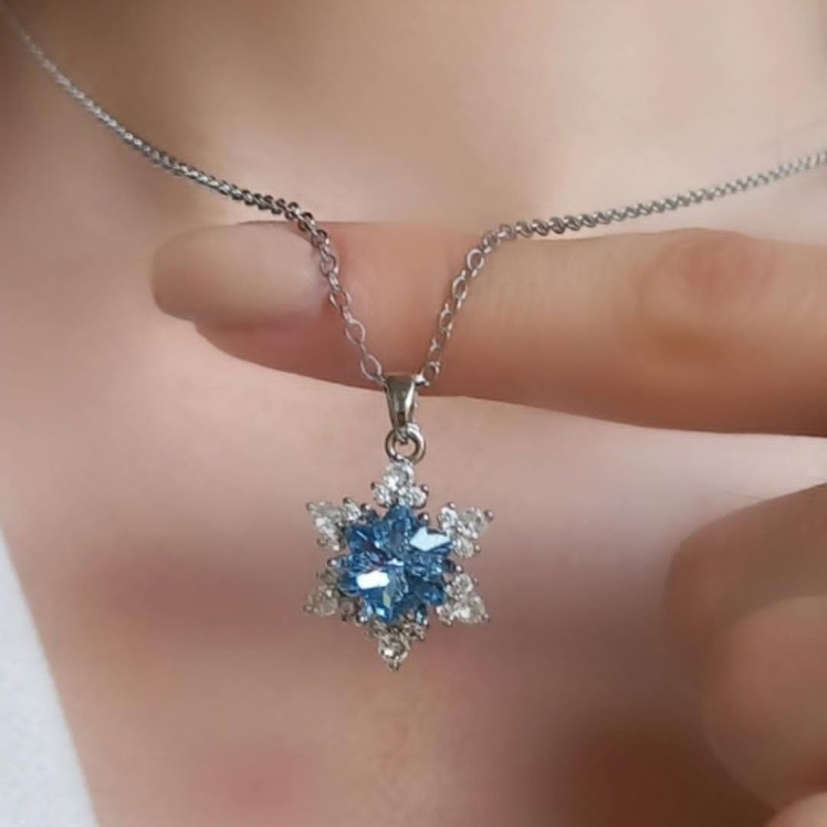 گردنبند جواهری دانه برف