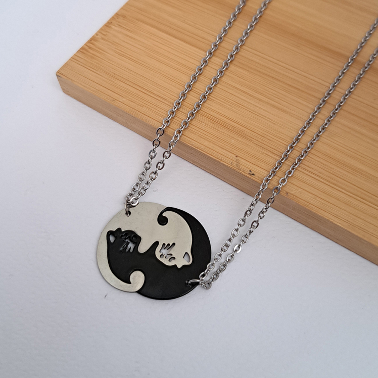 گردنبند ست مدل گربه 