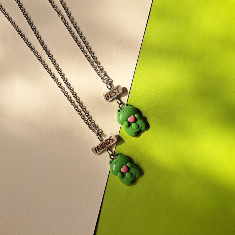 گردنبند ست دوستی قورباغه 