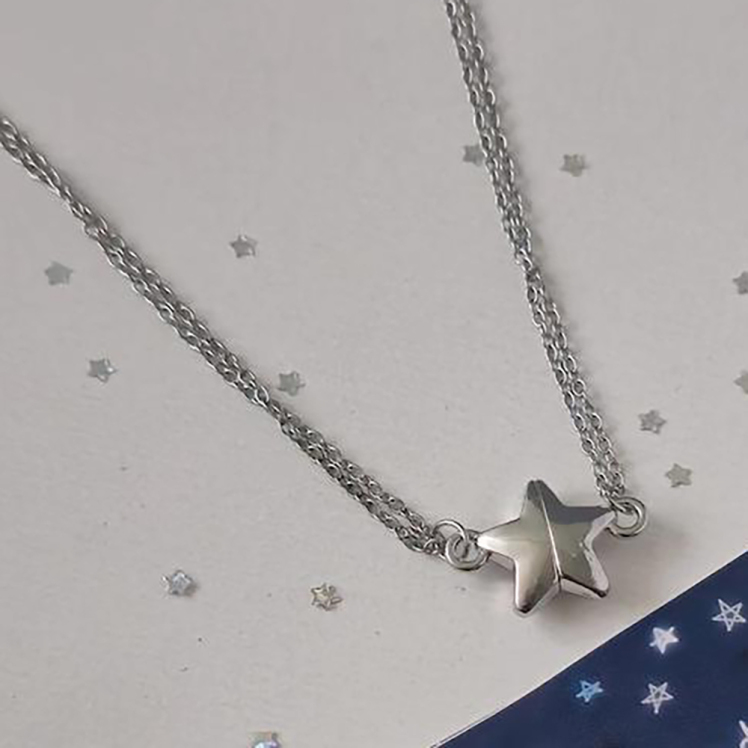 ست دوستی گردنبند ستاره مگنتی