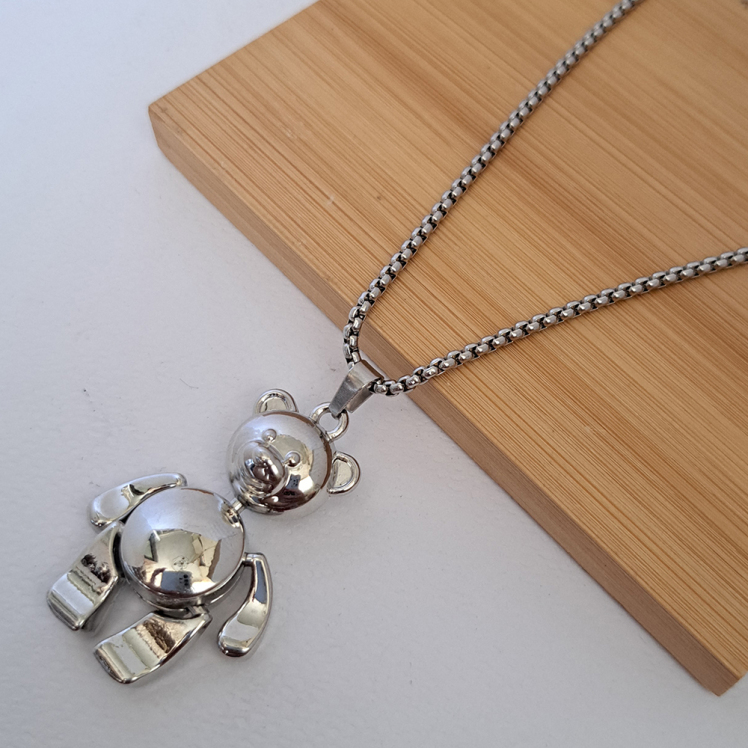 گردنبند طرح خرس 