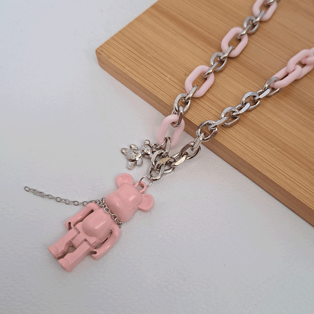 گردنبند مدل لاکچری خرسی 