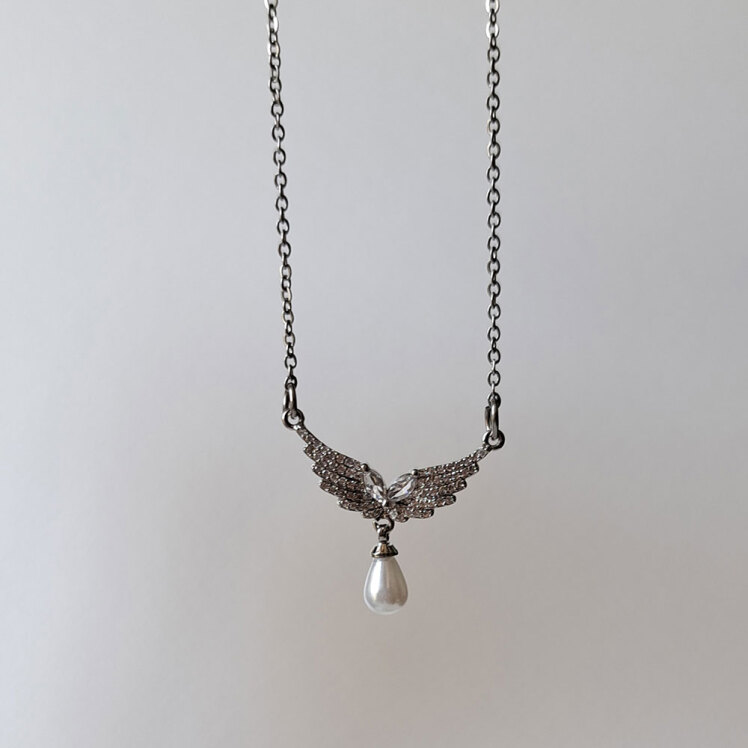 گردنبند دخترانه بال استیل