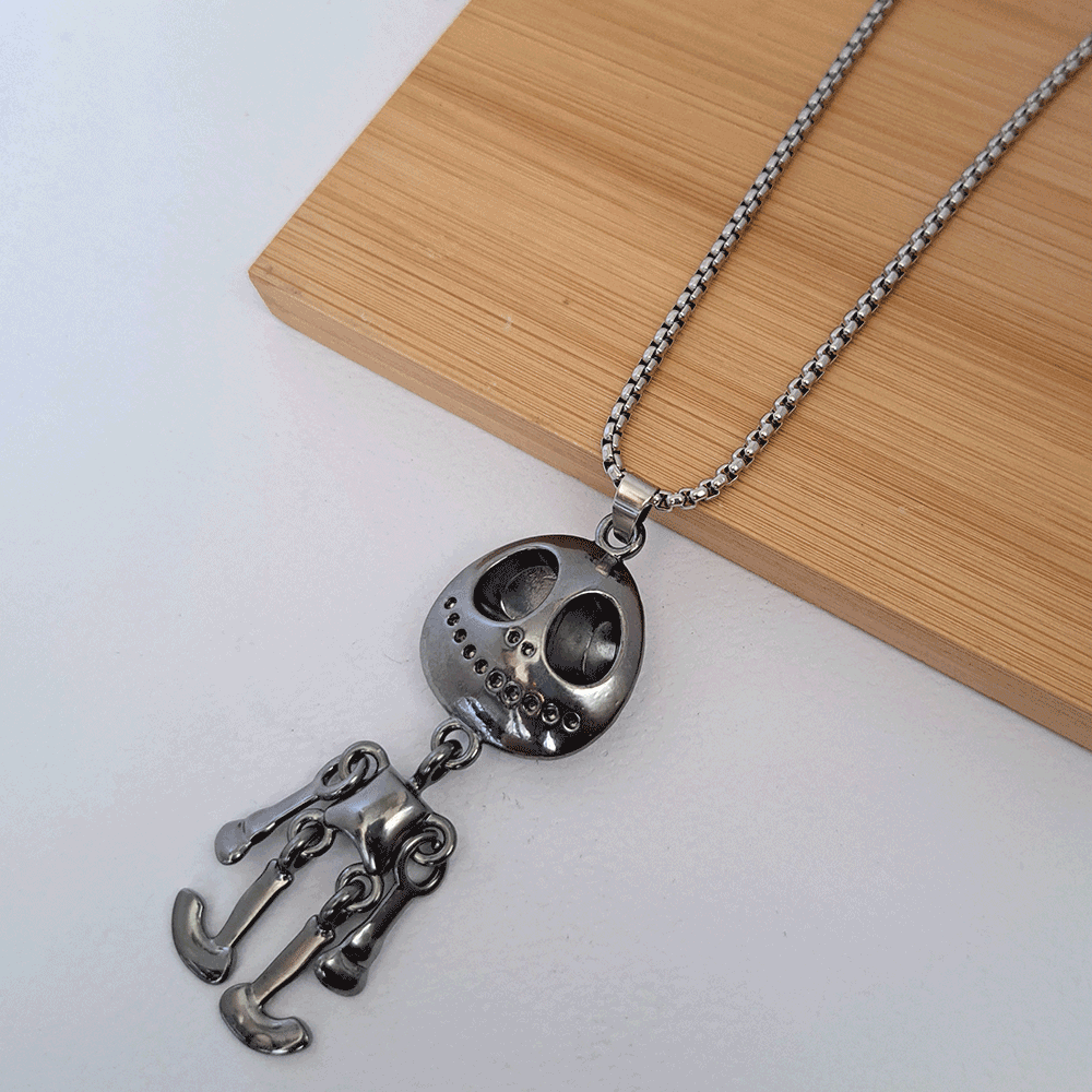 گردنبند فانتزی اسکلت