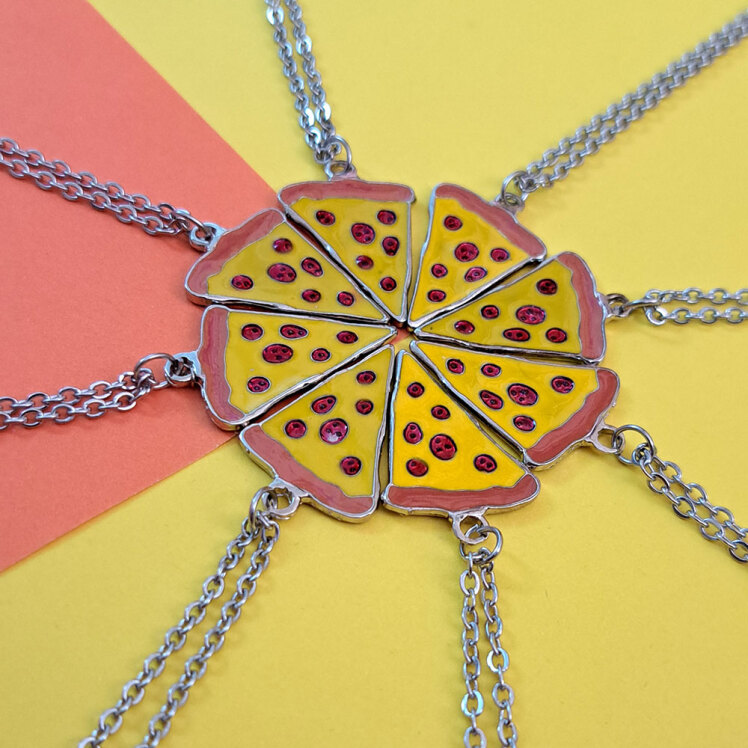 گردنبند ست پیتزا 8 نفره 