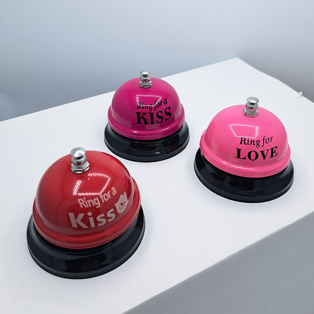  زنگ رو میزی فلزی Ring for Love & Kiss 