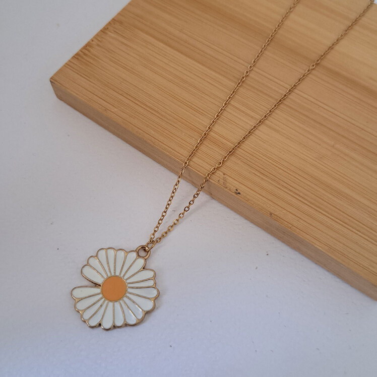 گردنبند فانتزی گل بابونه