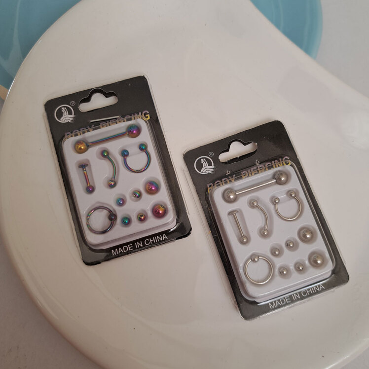 پیرسینگ بسته 5 عددی 