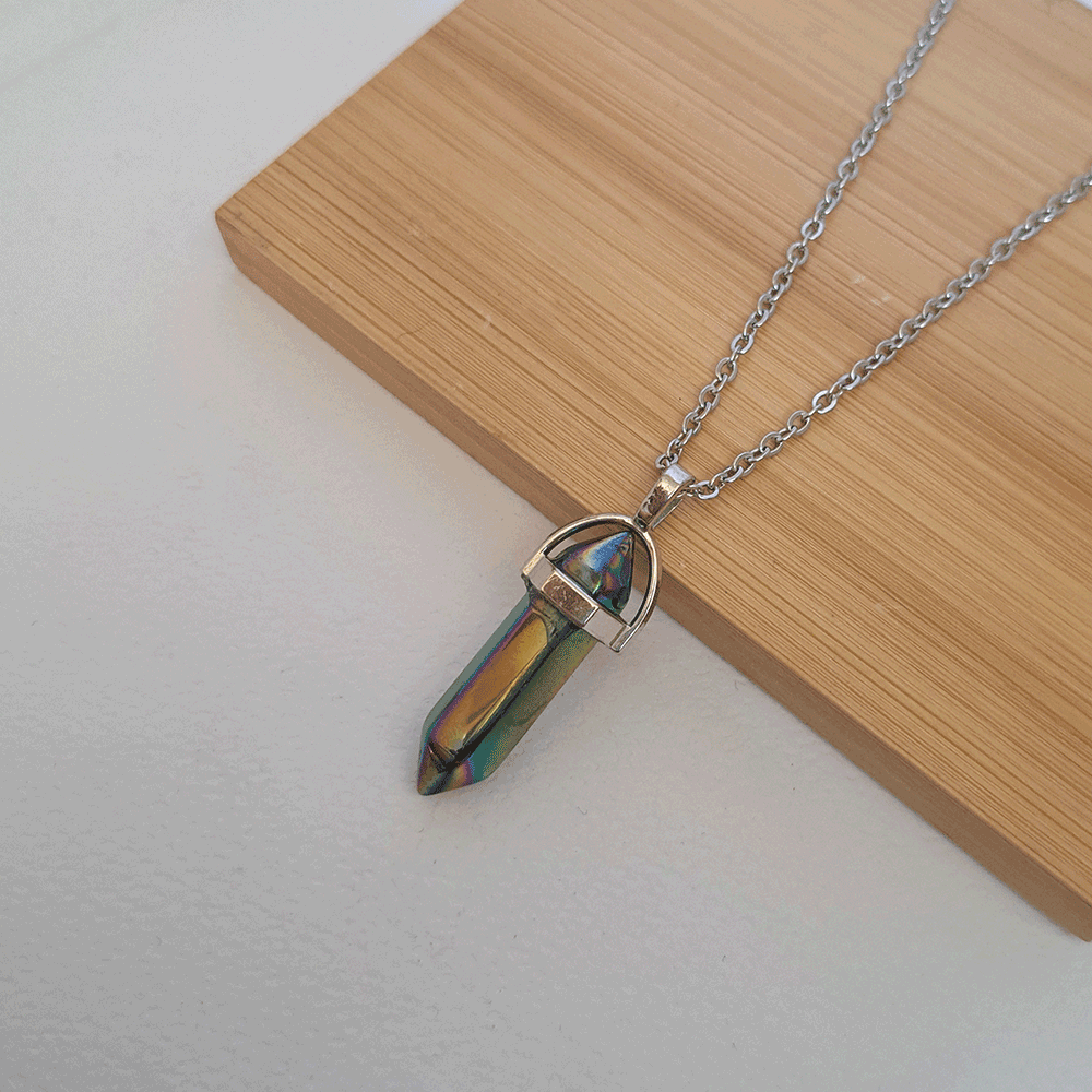 گردنبند طرح منشور 