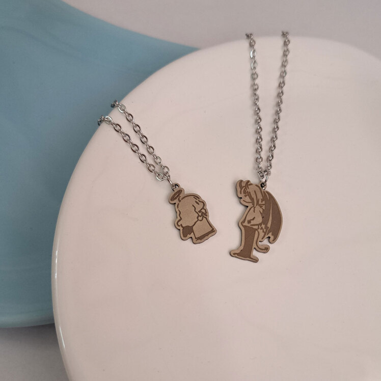 گردنبند ست فرشته و شیطان