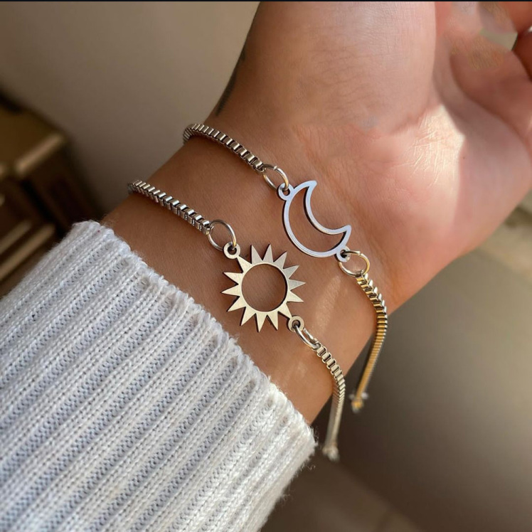 دستبند ست ماه و خورشید 