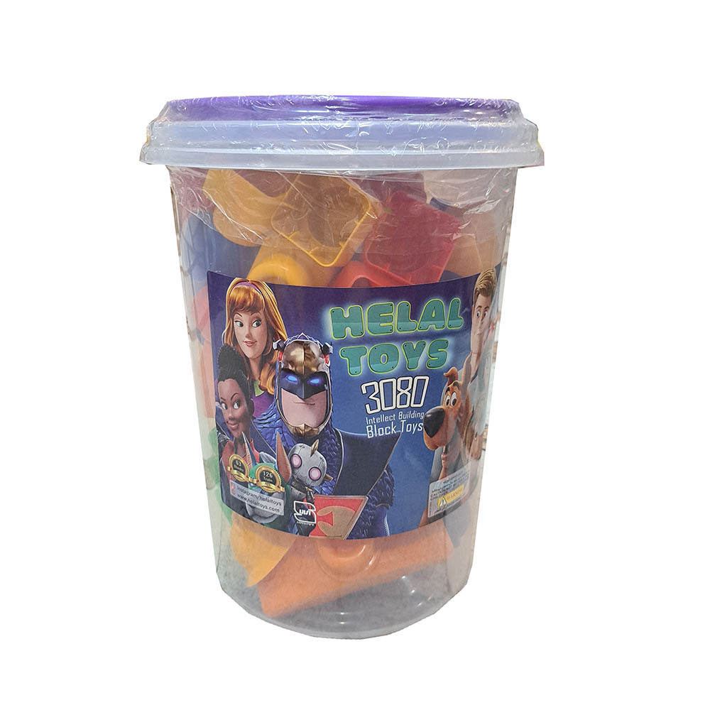  لگو خونه سازی سطلی سایز بزرگ 63 قطعه 