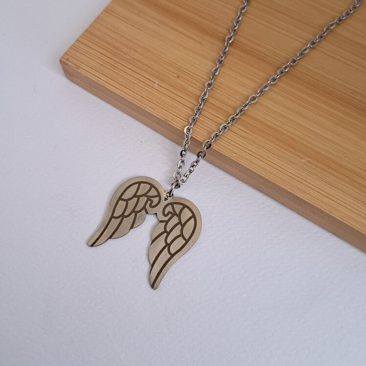 گردنبند مدل بال فرشته 