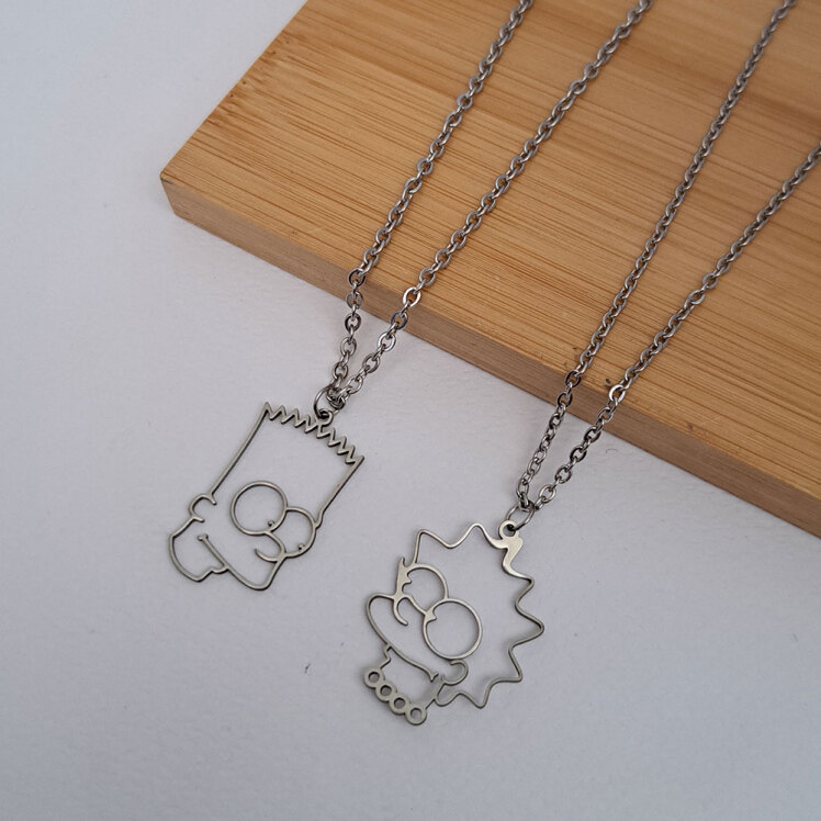 گردنبند ست هومر و سیمپسون