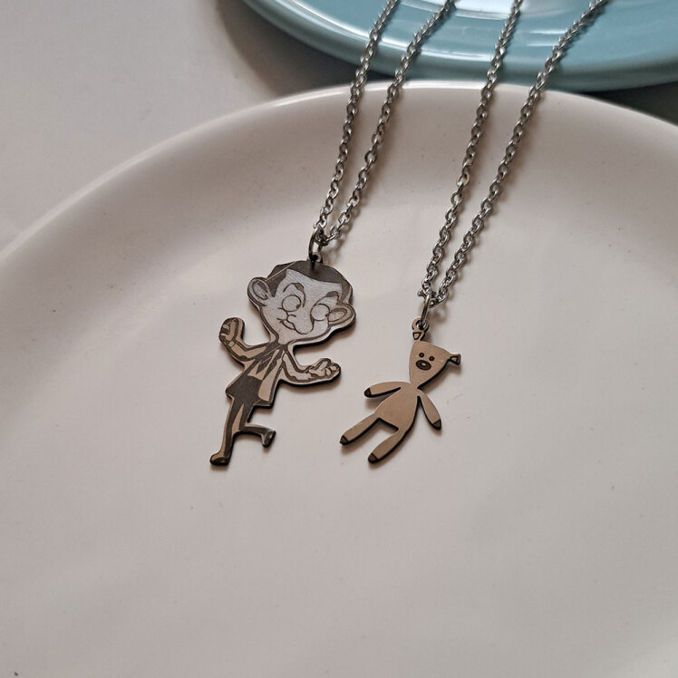 گردنبند ست مستربین و تدی 