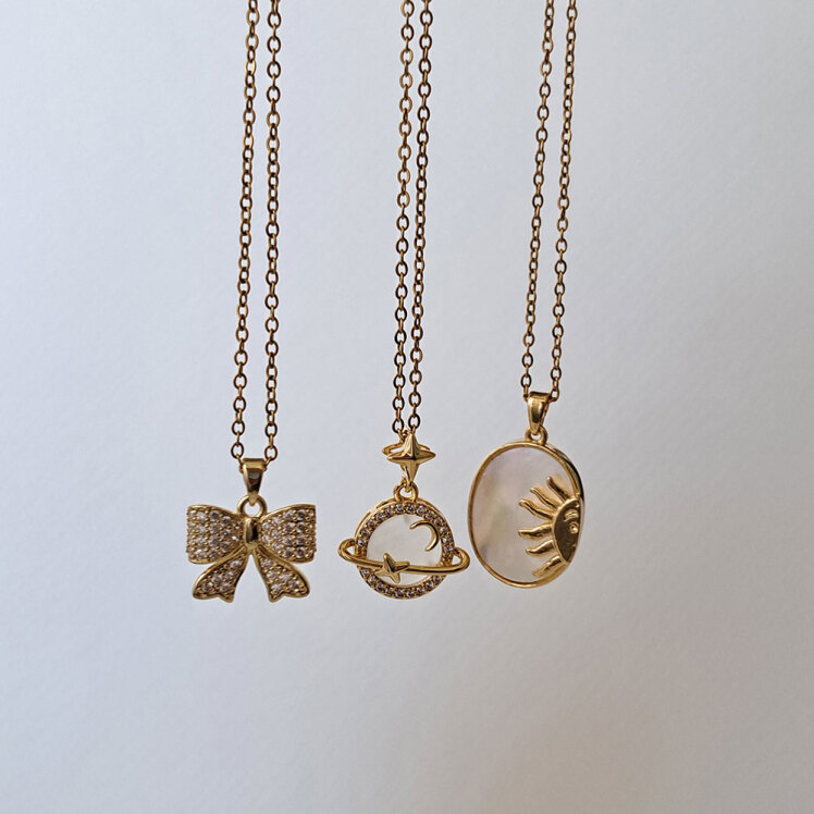 گردنبند دخترانه جواهری