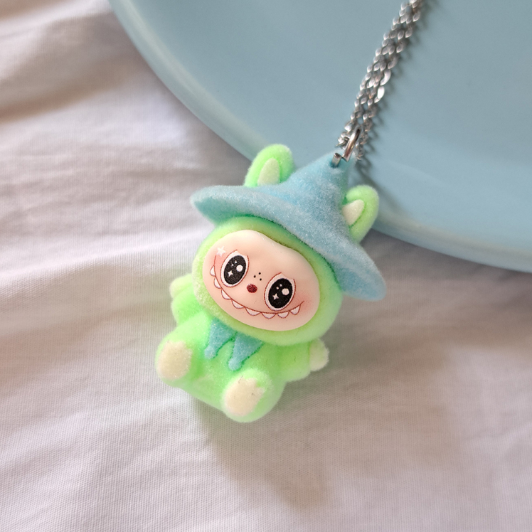 گردنبند لابوبو مخملی