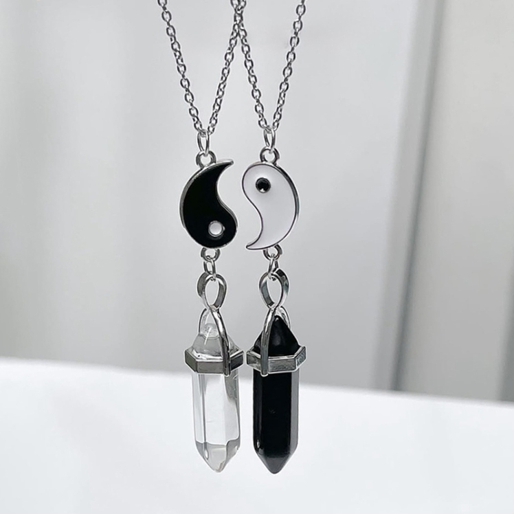 ست گردنبند یین و یانگ و منشور 