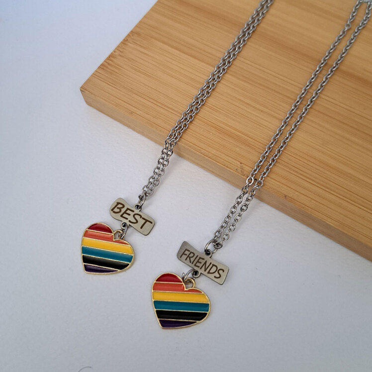 ست بست فرندز قلب رنگین کمان