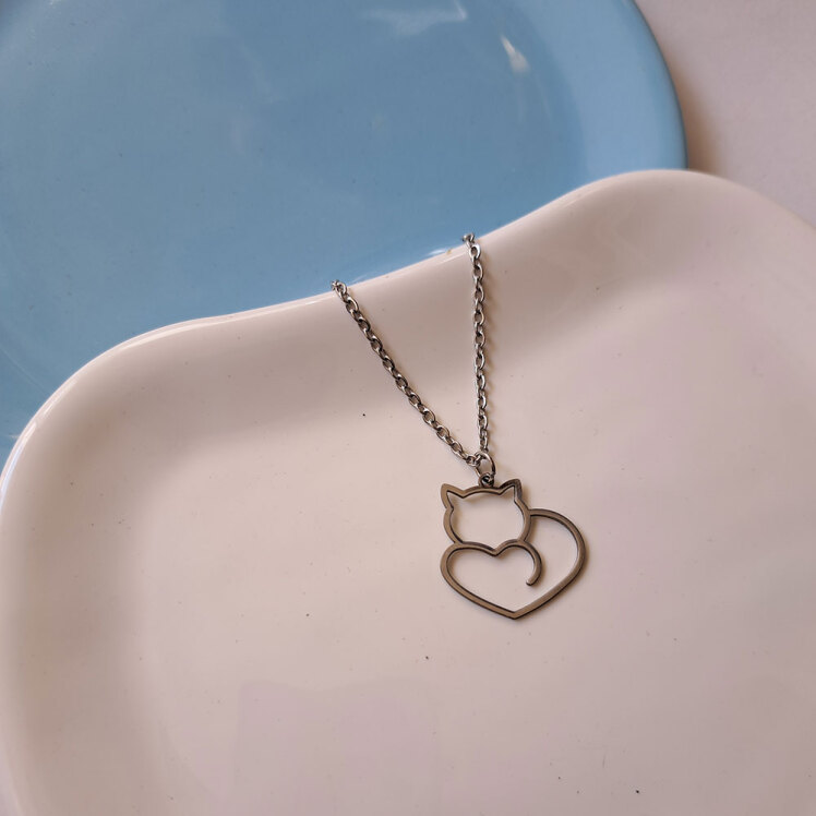 گردنبند مدل گربه 