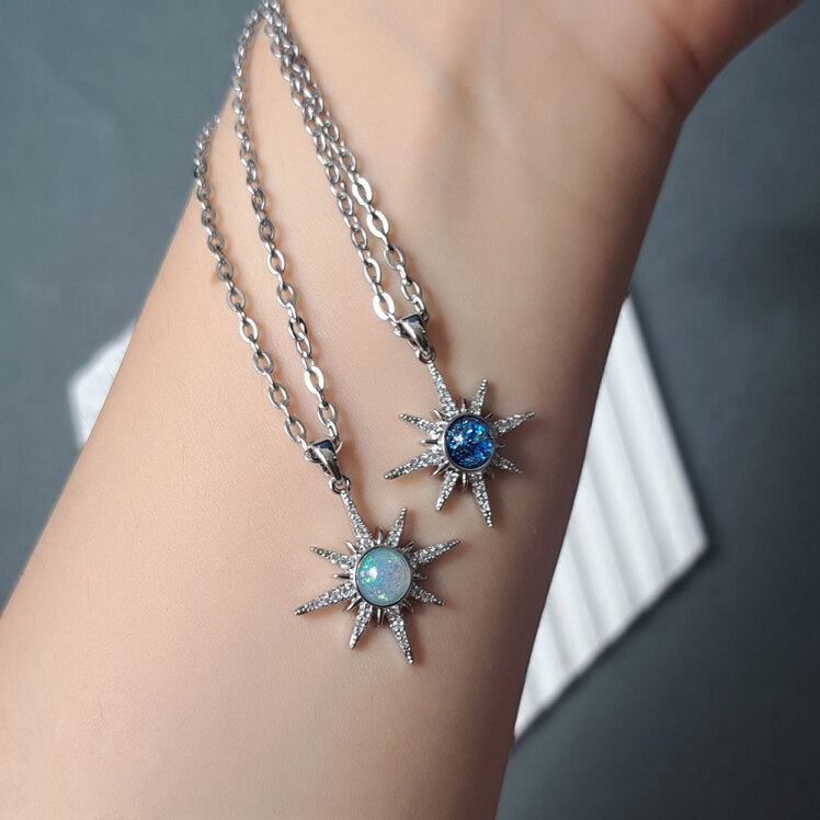 گردنبند جواهری ستاره درخشان