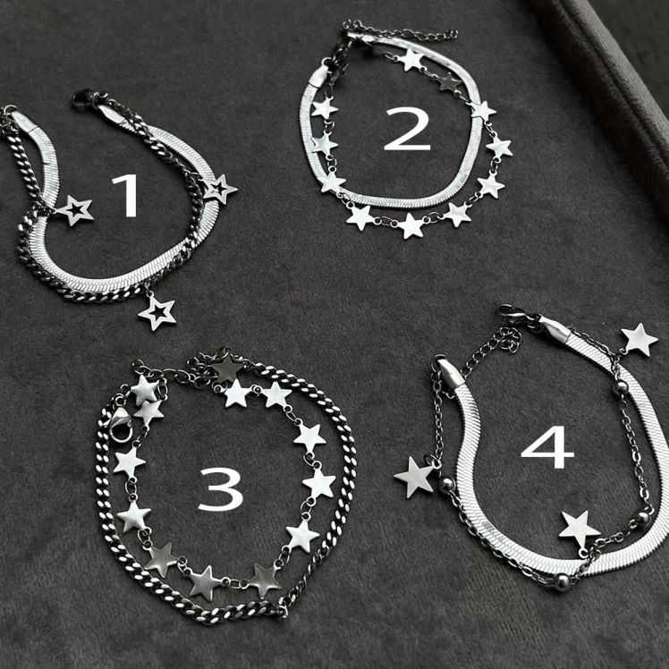 دستبند استیل کالکشن ستاره 