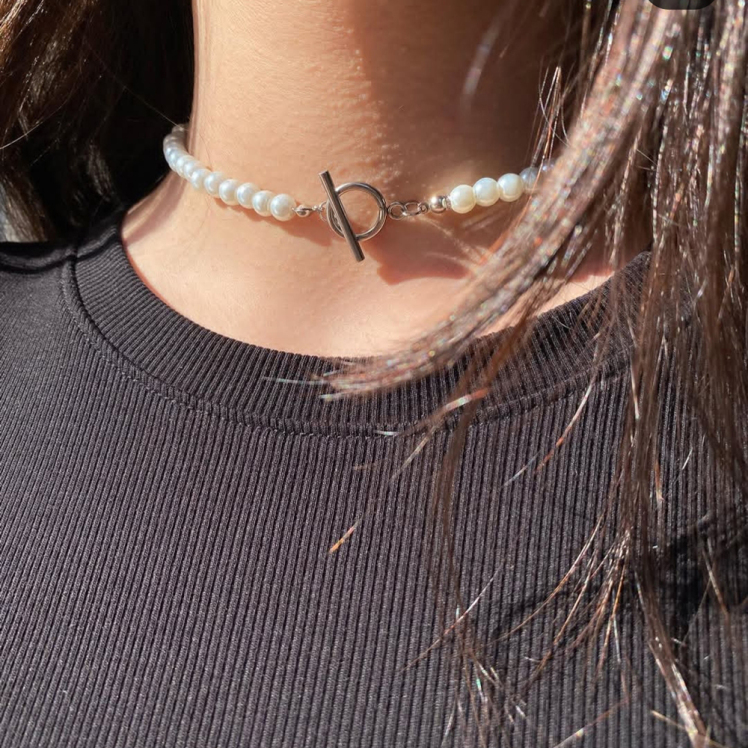 گردنبند چوکری قفل تی 