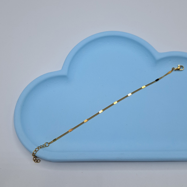 دستبند مینیمال طلایی