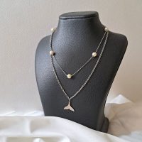 گردنبند دخترانه دو لاین پری دریایی