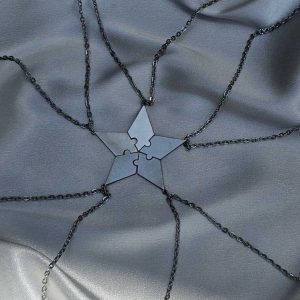 ست گردنبند 5 نفره پازلی 