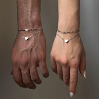دستبند دو لاین قلبی