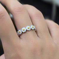 انگشتر بابونه فری سایز